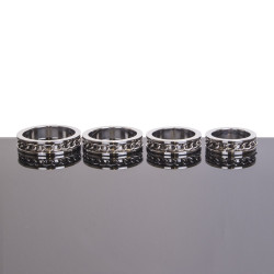 Kiotos Cockring LINK INLAY Brillant